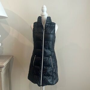 Women’s Anorak long puffer vest size XS NWT down